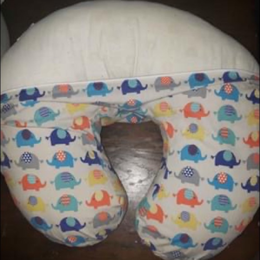 Boppy pillow with slip cover